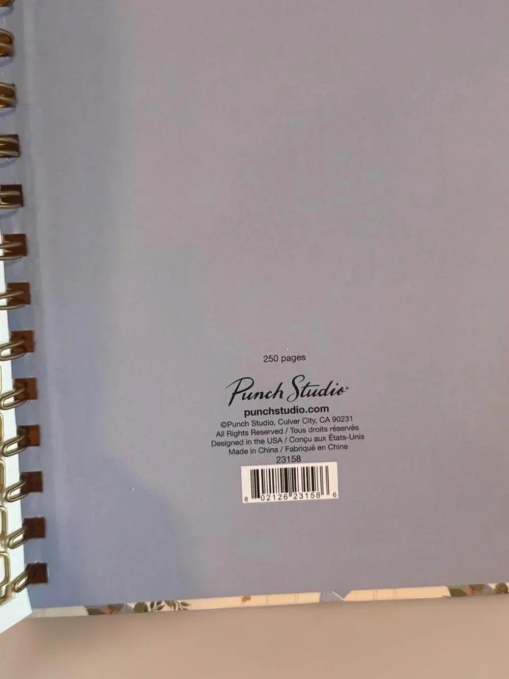 Floral ribbon spiral lined notebook